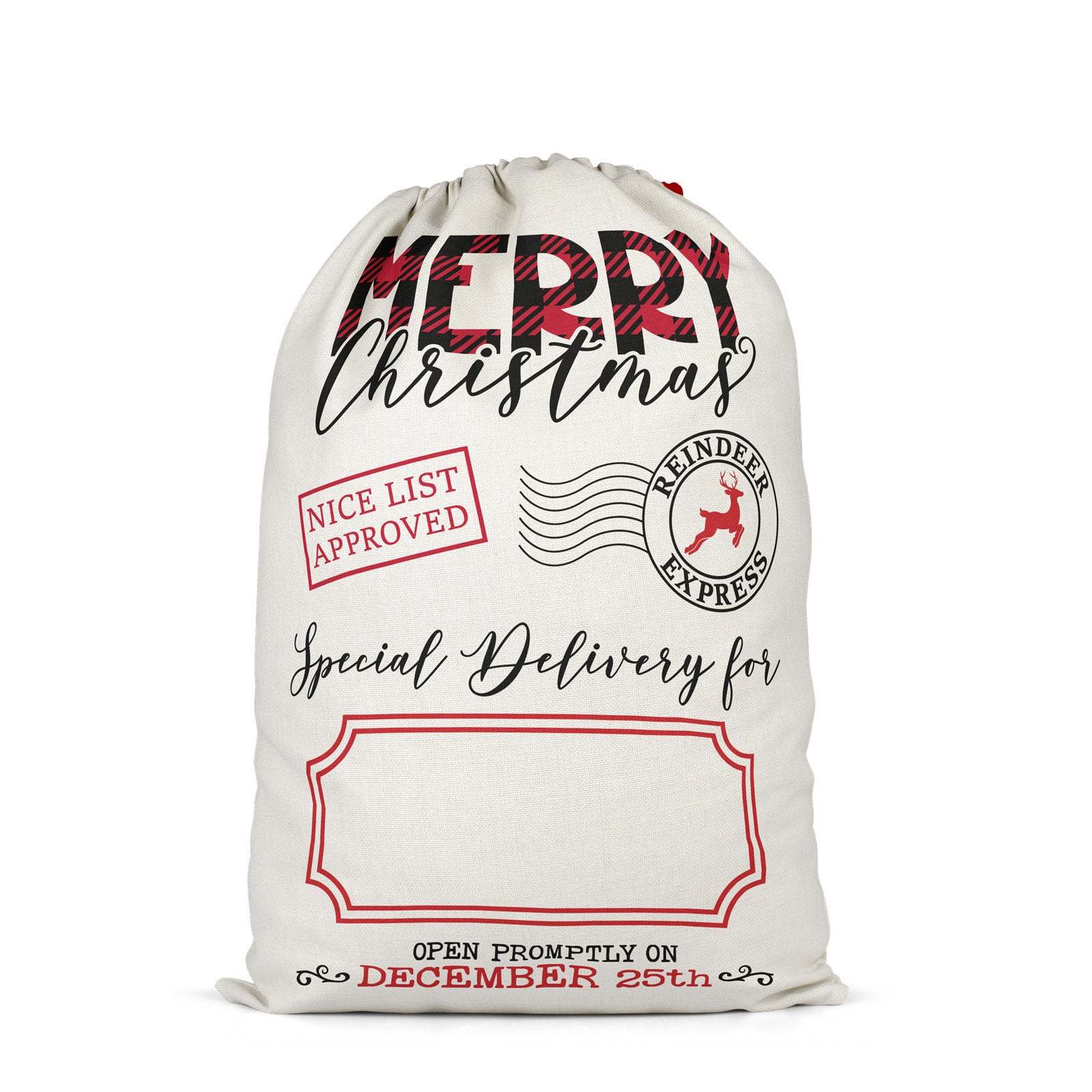 SSQ48-Sublimation Christmas Santa Sack