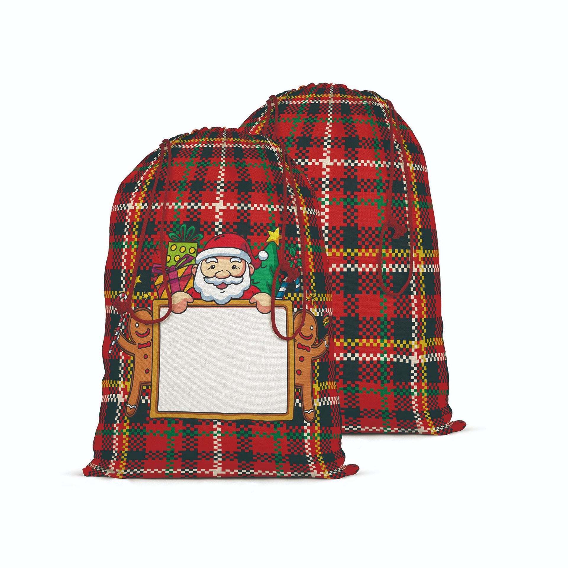 SSQ33-Sublimation Christmas Santa Sack