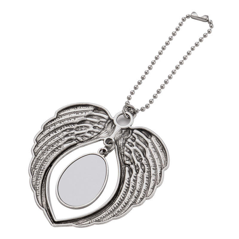 ACH03-Sublimation Angel Wing Car Charm
