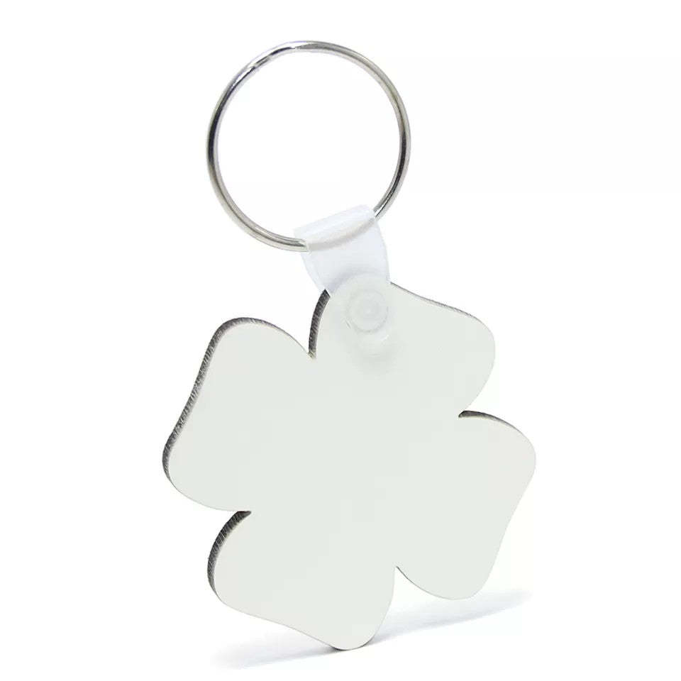KRP13-Sublimation MDF Four Leafs Key Ring