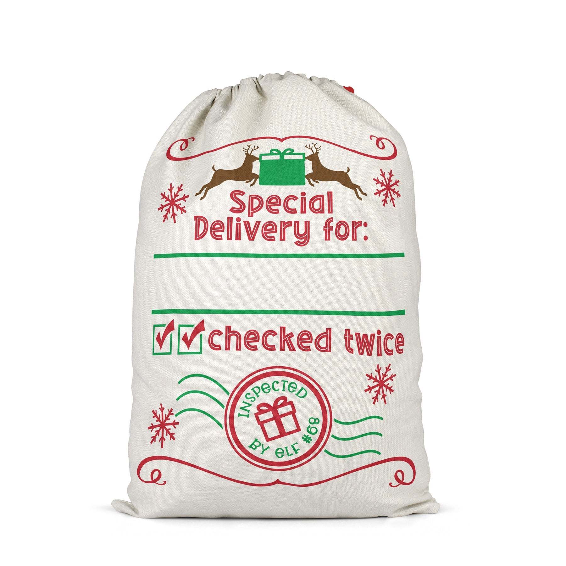 SSQ47-Sublimation Christmas Santa Sack