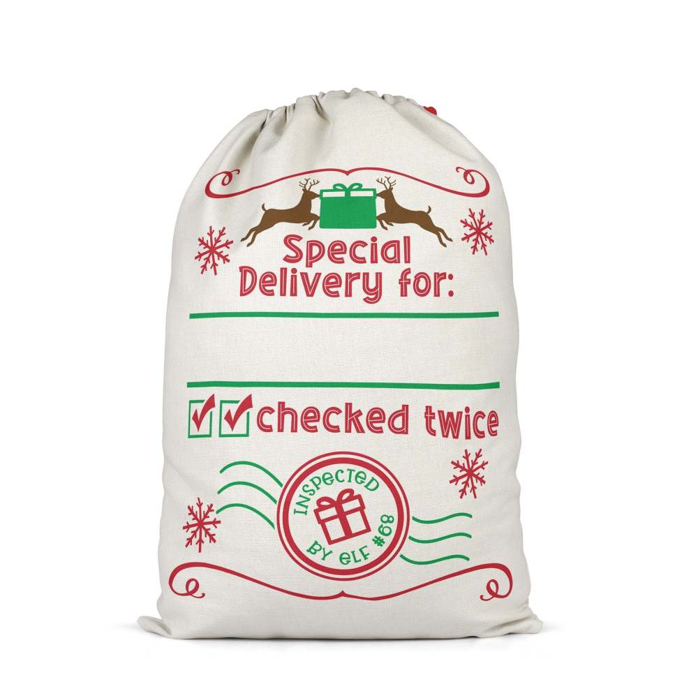 SSQ47-Sublimation Christmas Santa Sack