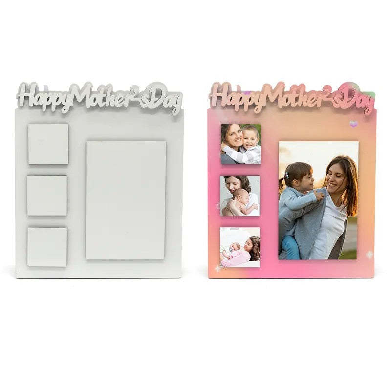 MDPF51-Sublimation Happy Mother's Day Photo Frame