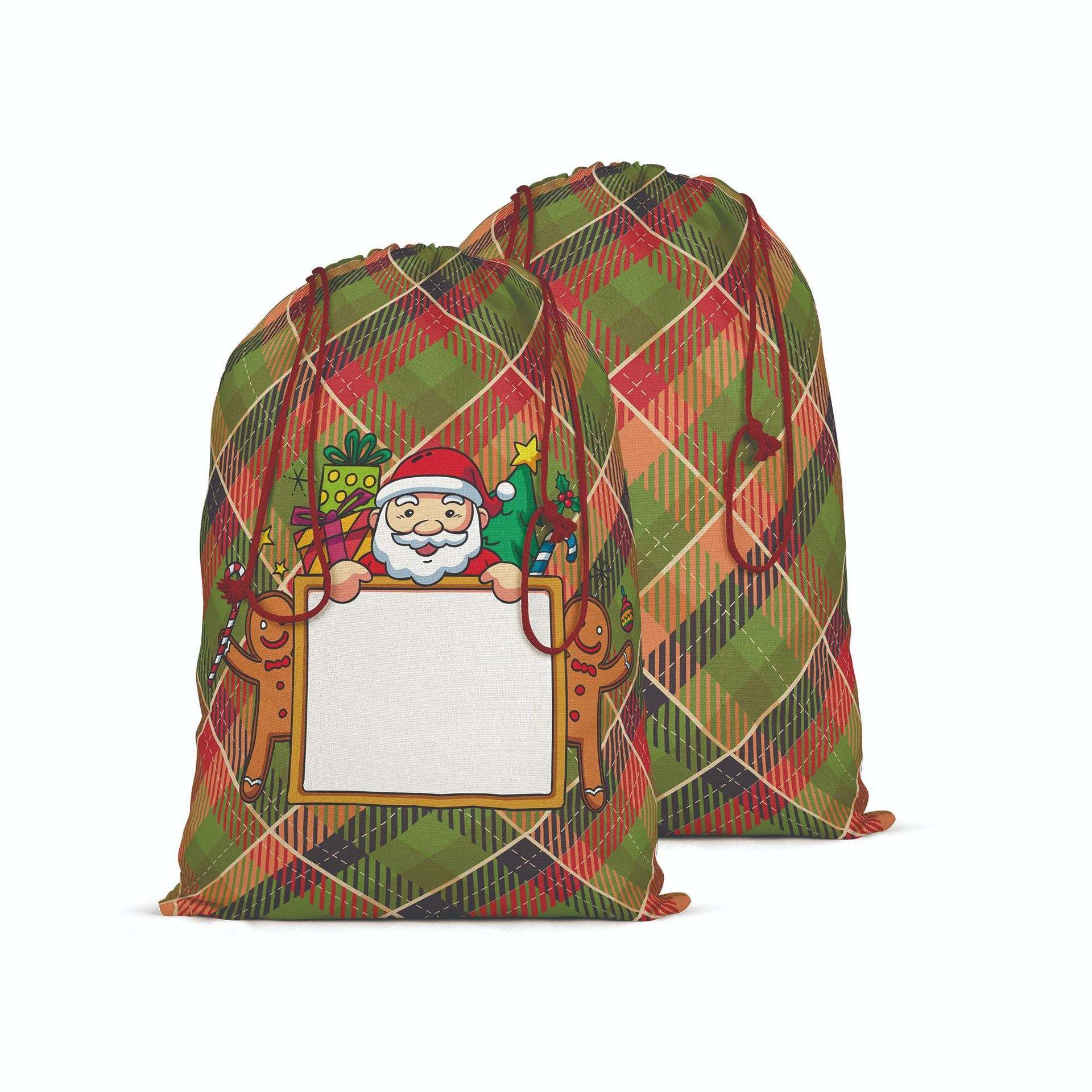 SSQ33-Sublimation Christmas Santa Sack