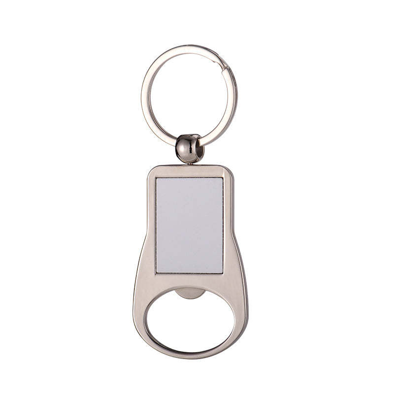 MKC64-Sublimation Metal  Bottle Opener Keychain
