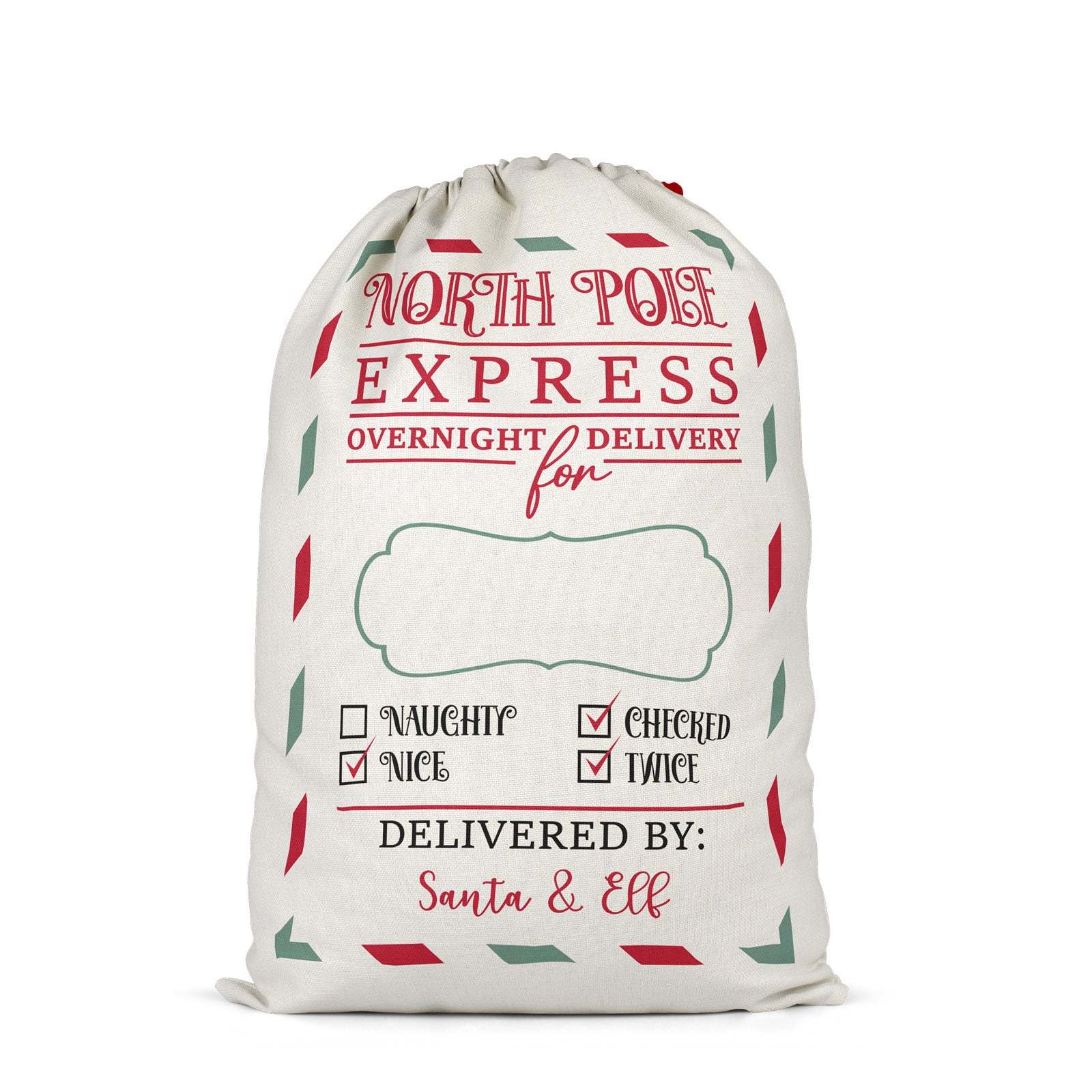 SSQ48-Sublimation Christmas Santa Sack