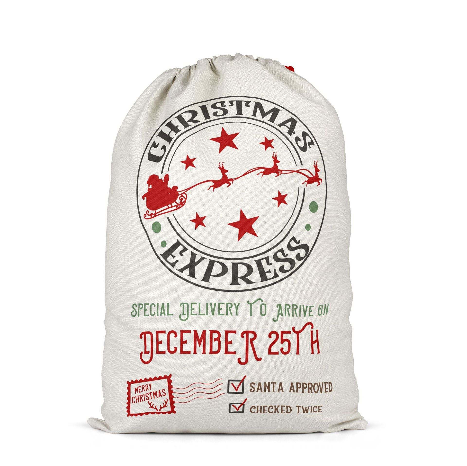 SSQ50-Sublimation Christmas Santa Sack