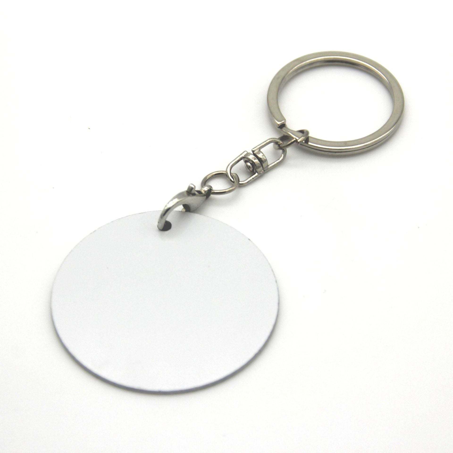 MKC45-Sublimation Aluminium Sheet Keychain