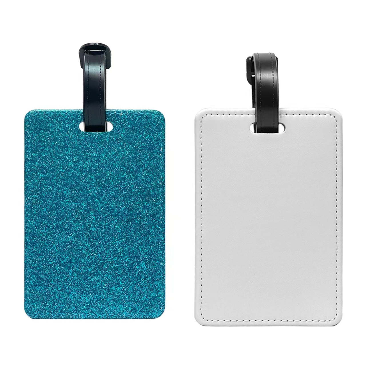 PUL07-Sublimation PU Leather Luggage Tag