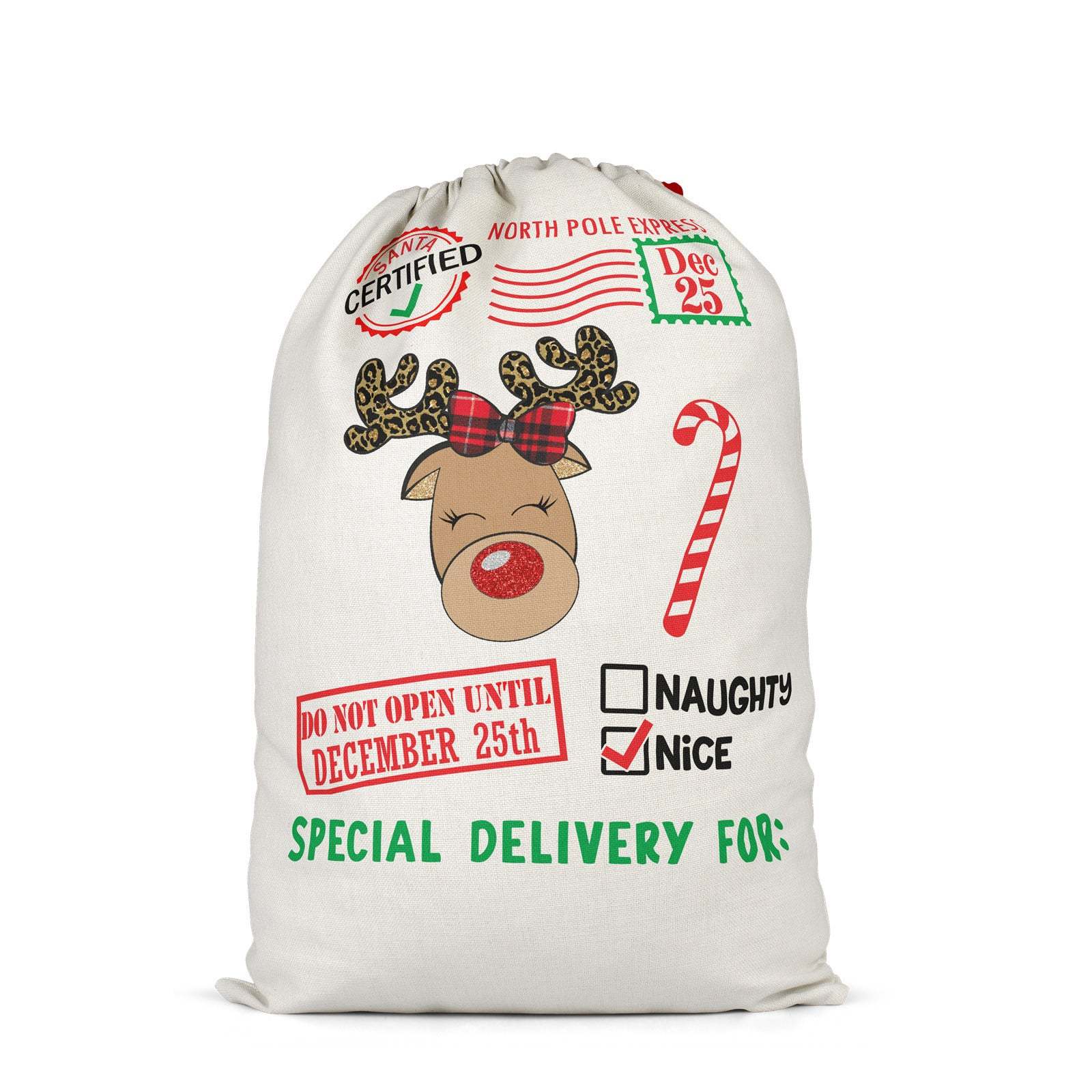 SSQ44-Sublimation Christmas Santa Sack