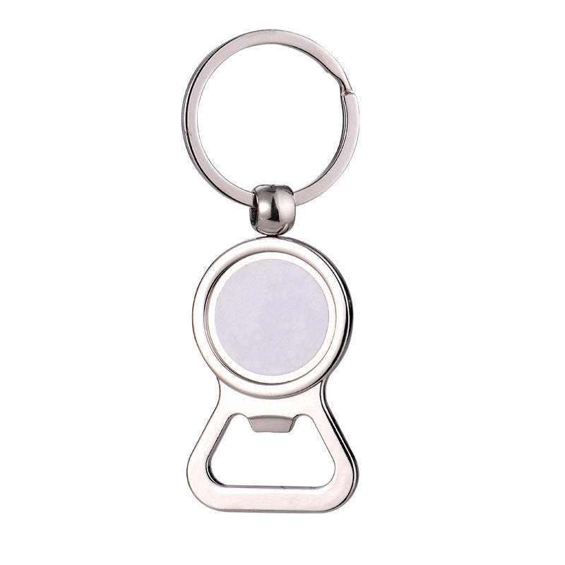 MKC62-Sublimation Metal  Bottle Opener Keychain