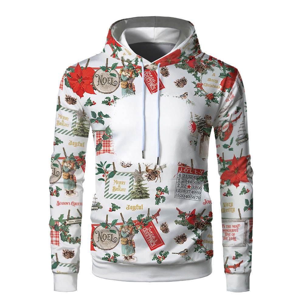 HODBC-Sublimation Bleach Hoodies For Christmas