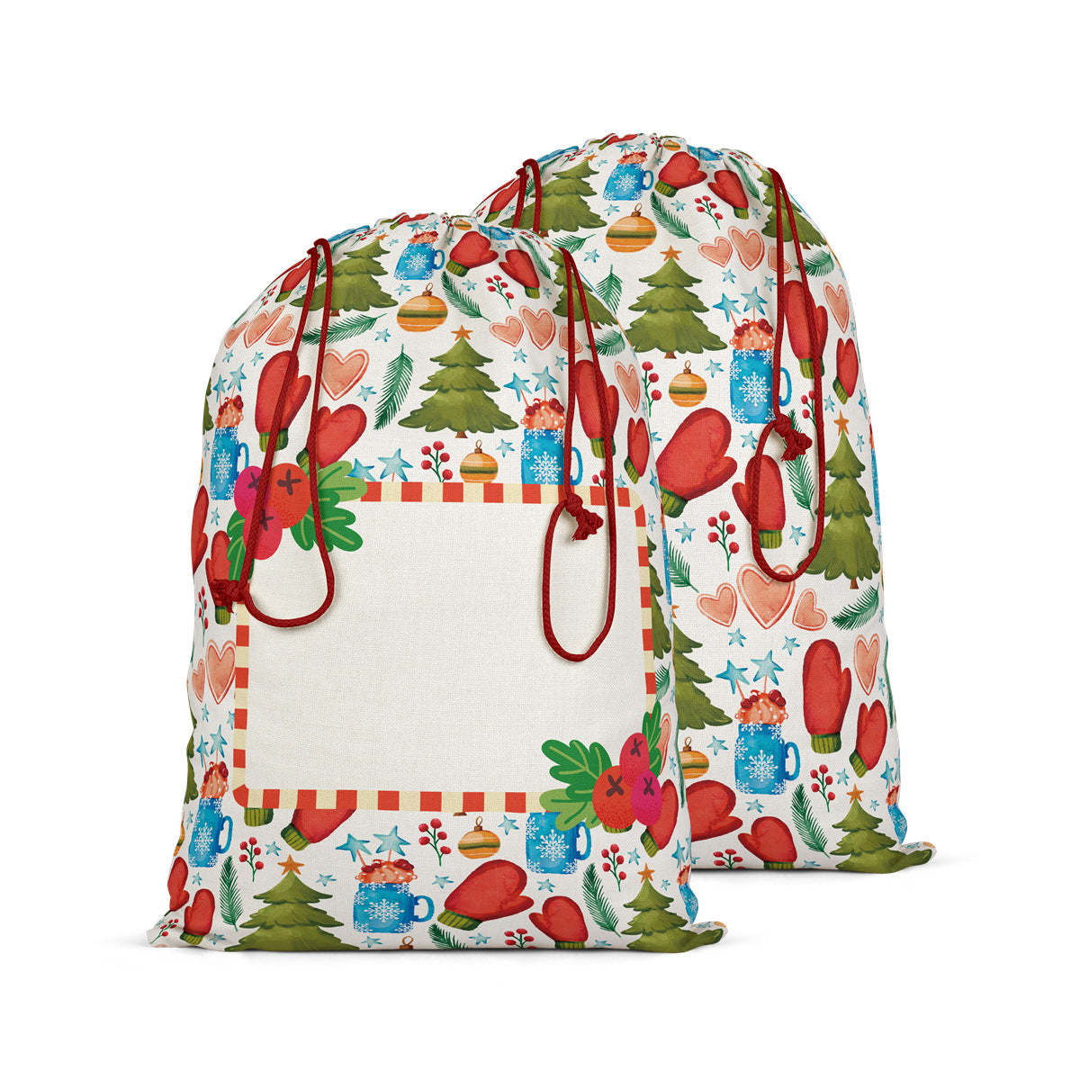SSQ27-Sublimation Christmas Santa Sack