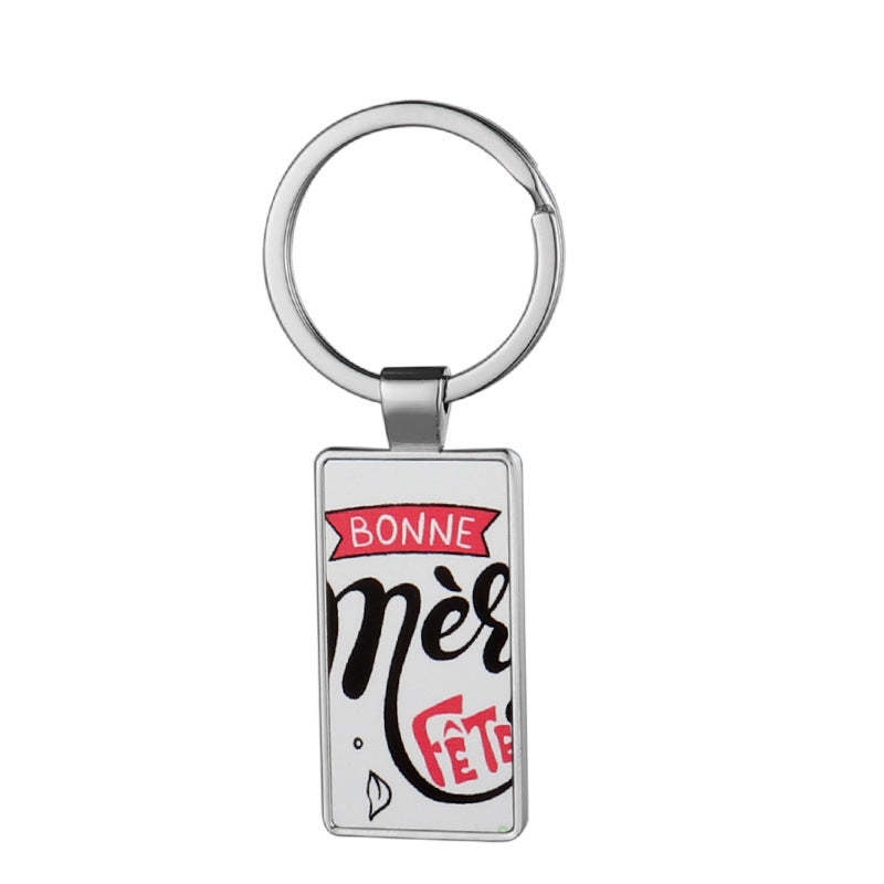 MKC77-Sublimation Retangle Keychain