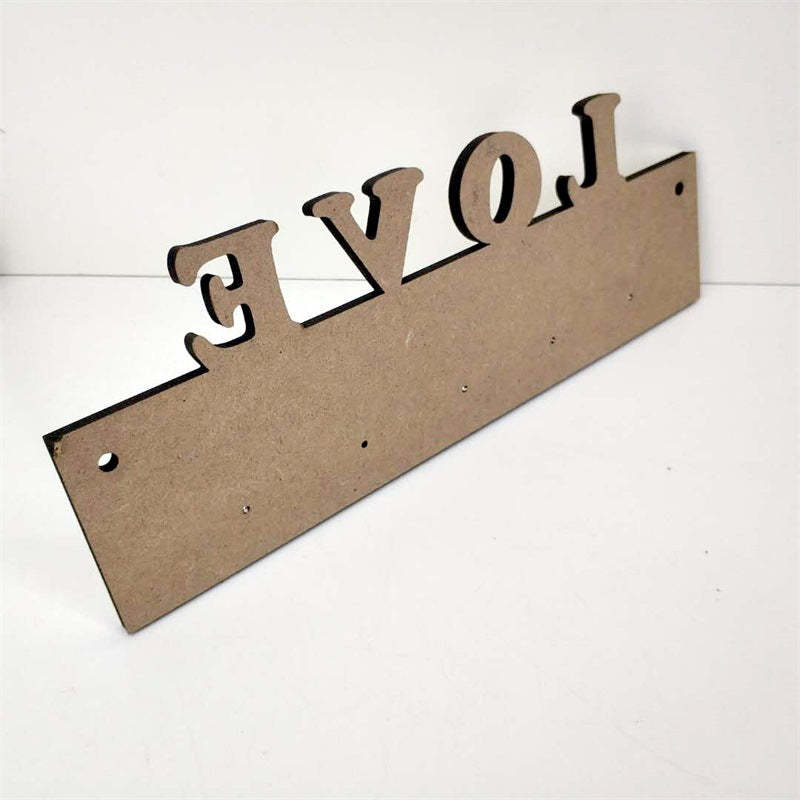MKH01-Sublimation MDF Love Key Hanger