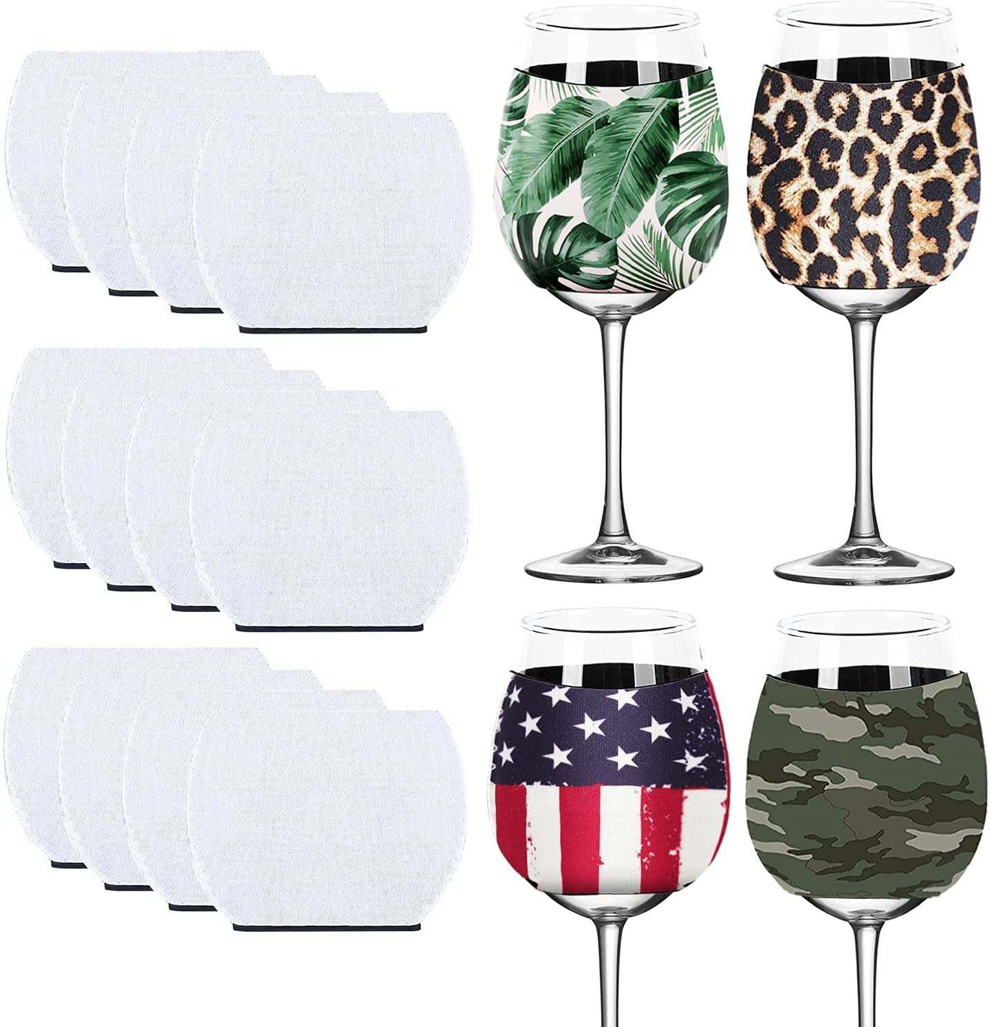 NCC03-Sublimation Wine Glass Holder