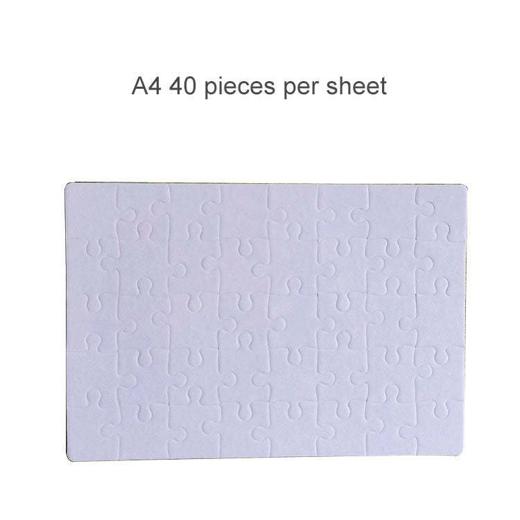 PZE08-Sublimation A4 Puzzle 40/80/120/128 Pieces