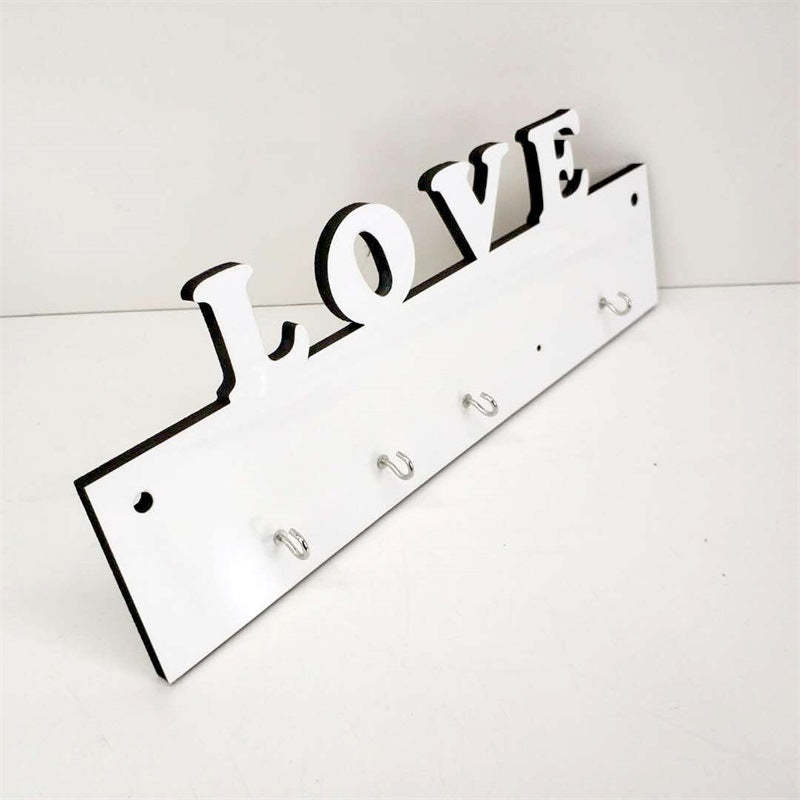MKH01-Sublimation MDF Love Key Hanger