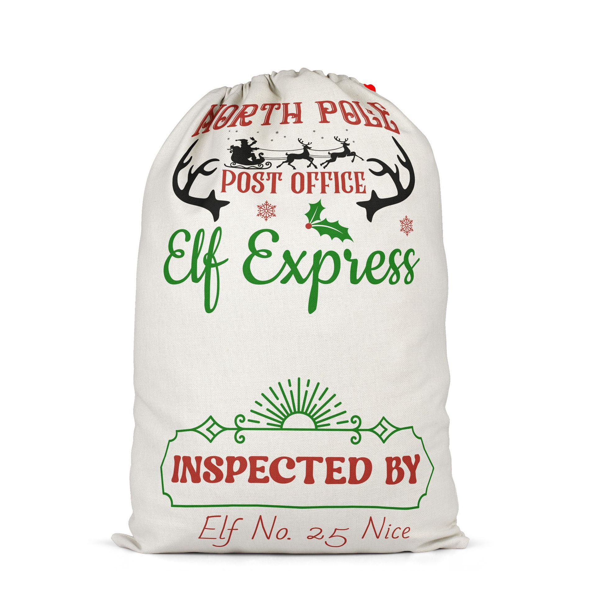 SSQ49-Sublimation Christmas Santa Sack