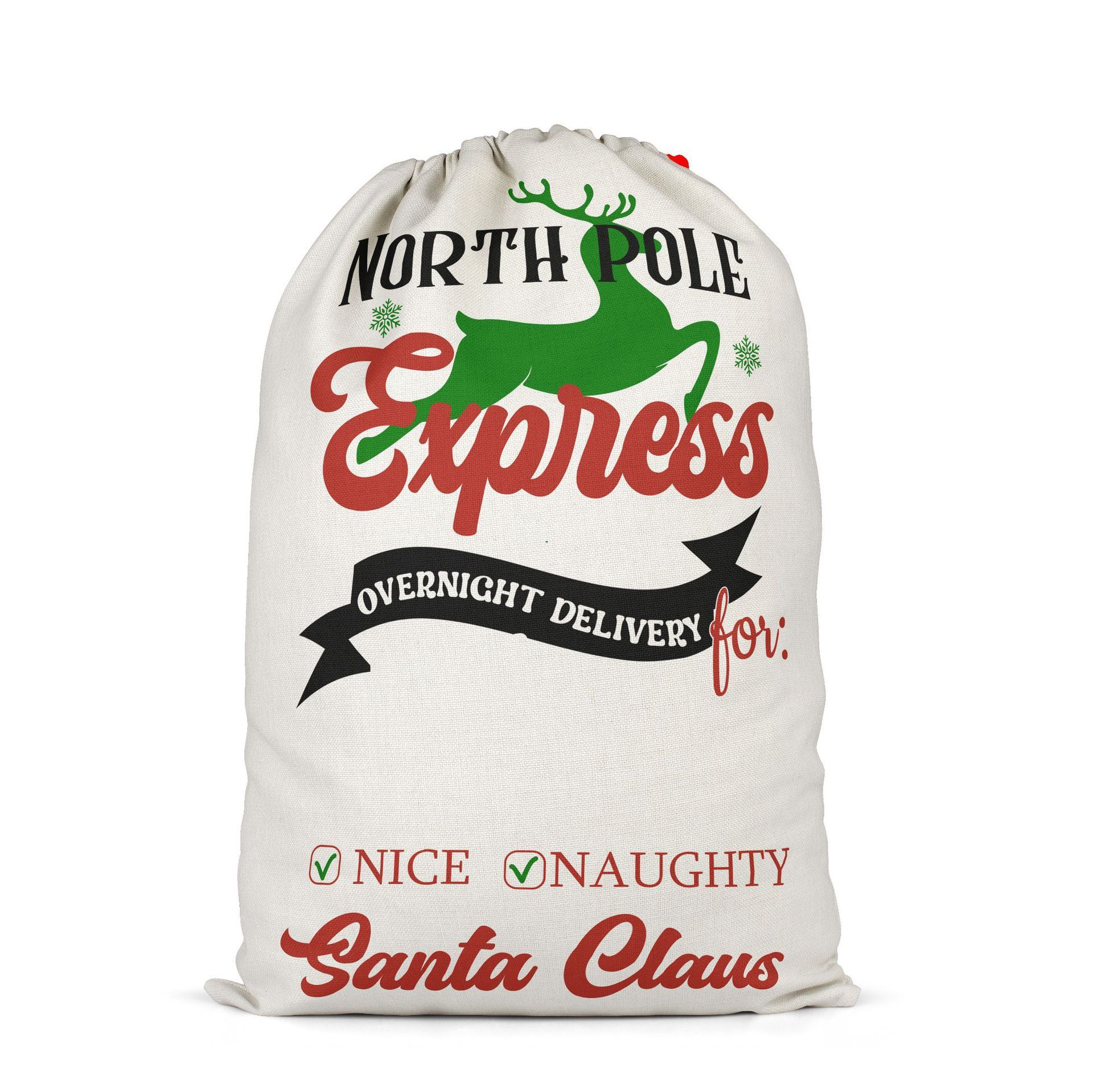 SSQ49-Sublimation Christmas Santa Sack
