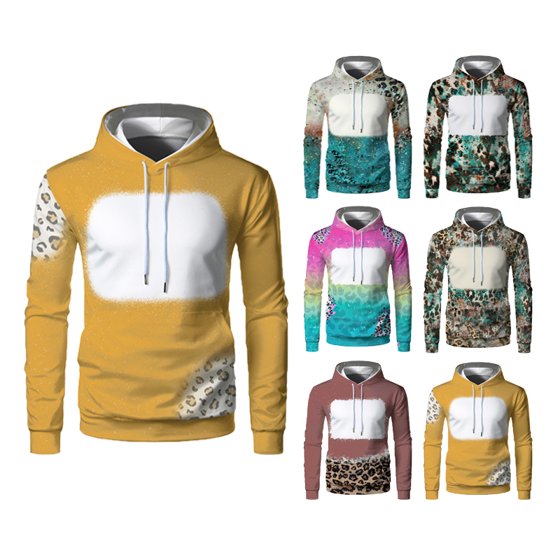 BHEAA-Sublimation Bleach Hoodies
