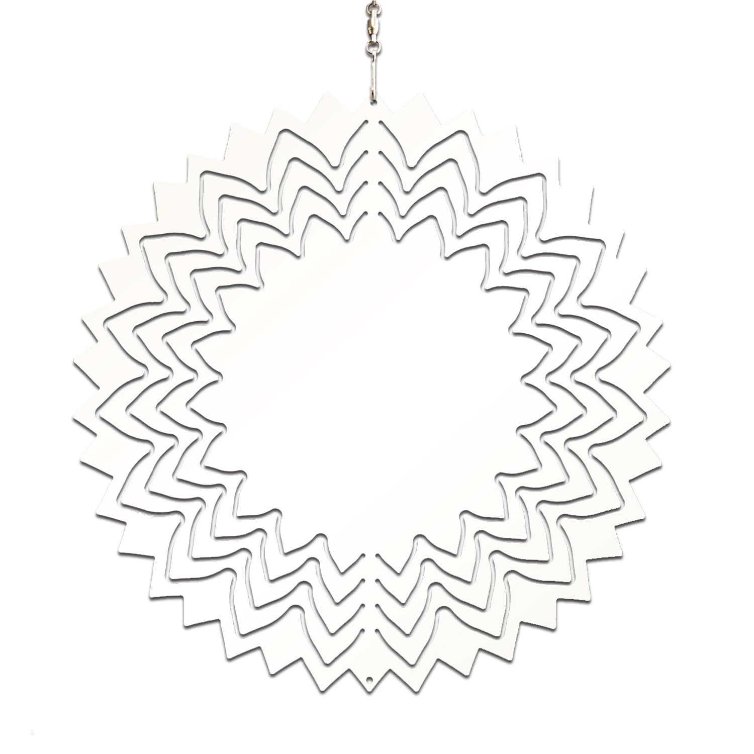 WSP03-Sublimation Flower Wind Spinner