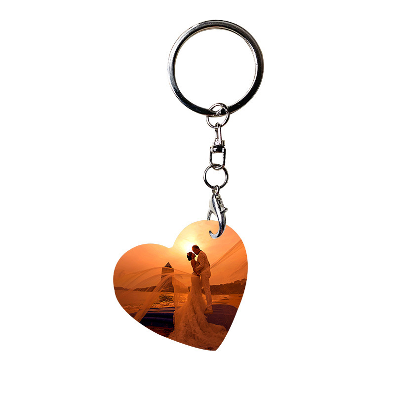 MKC45-Sublimation Aluminium Sheet Keychain