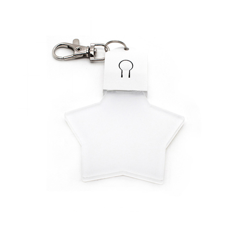 LIK01-Sublimation Led 7 Colors Light Keychain