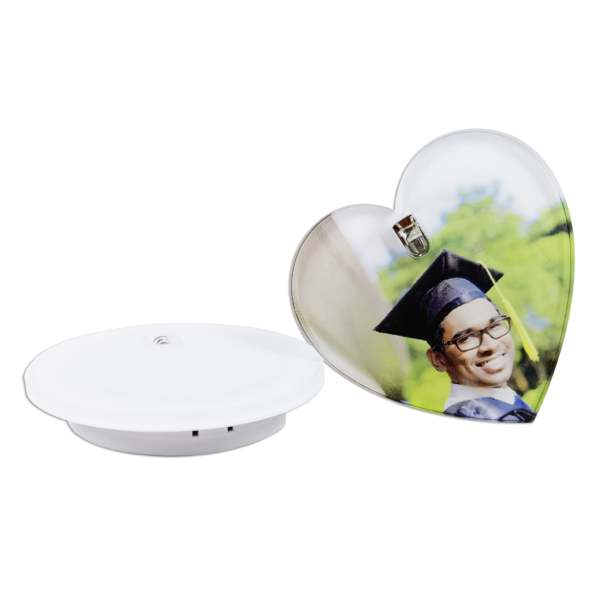 BR07-Sublimation Badge With LED Light