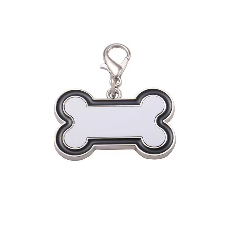 DTS01-Sublimation Paw Shape Pet Tag