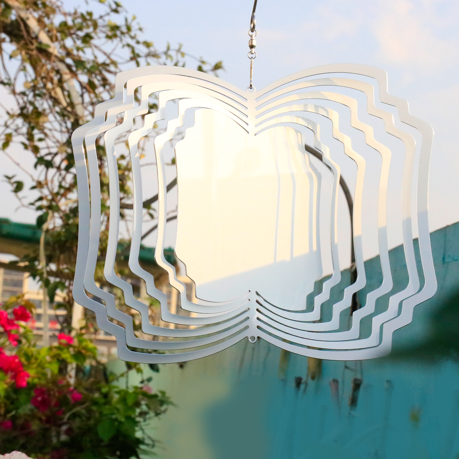 WSP23-Sublimation Book Wind Spinner