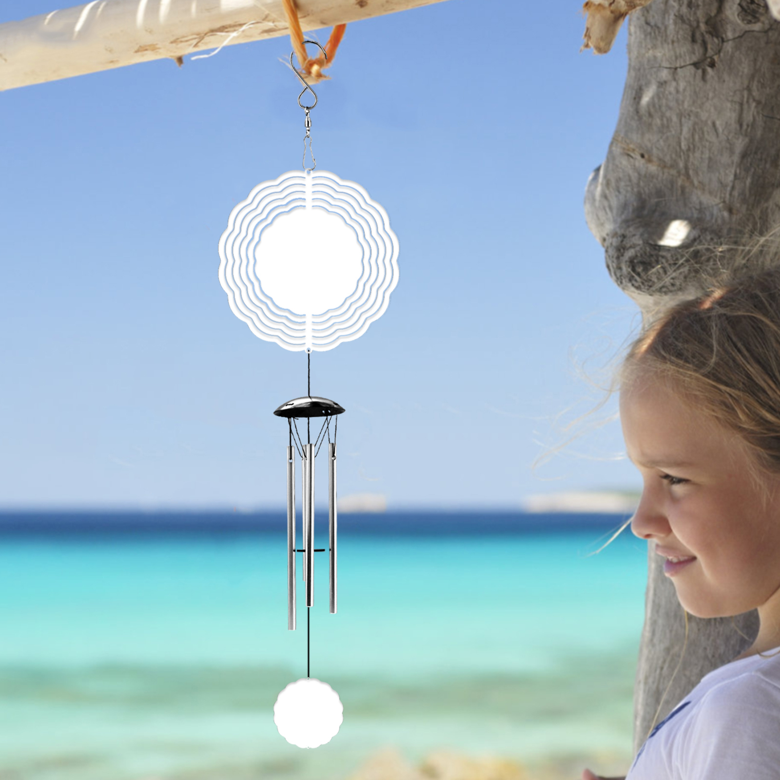 WSP25-Sublimation Wind Spinner With Wind-rotated aluminum tube