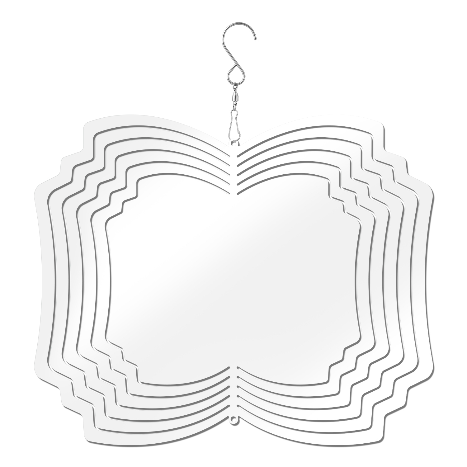 WSP23-Sublimation Book Wind Spinner