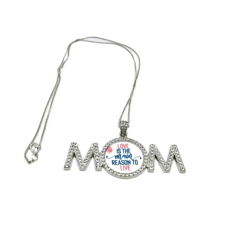 NLS73-Sublimation MOM Necklace