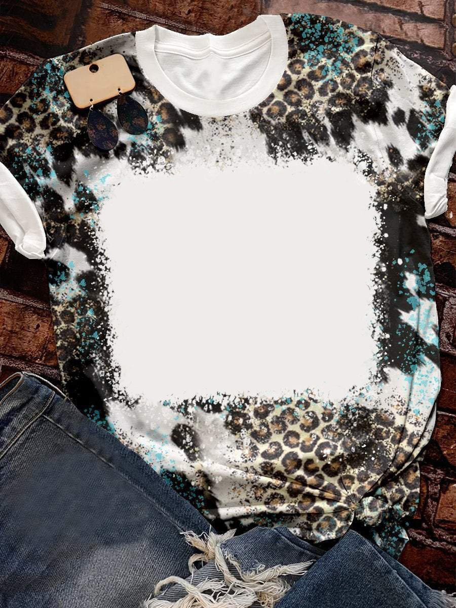 BCT04-Sublimation Bleach T Shirt