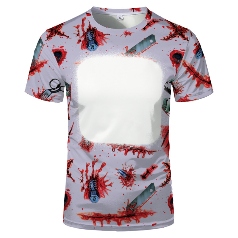BCT01-Sublimation Halloween Bleach T-shirt
