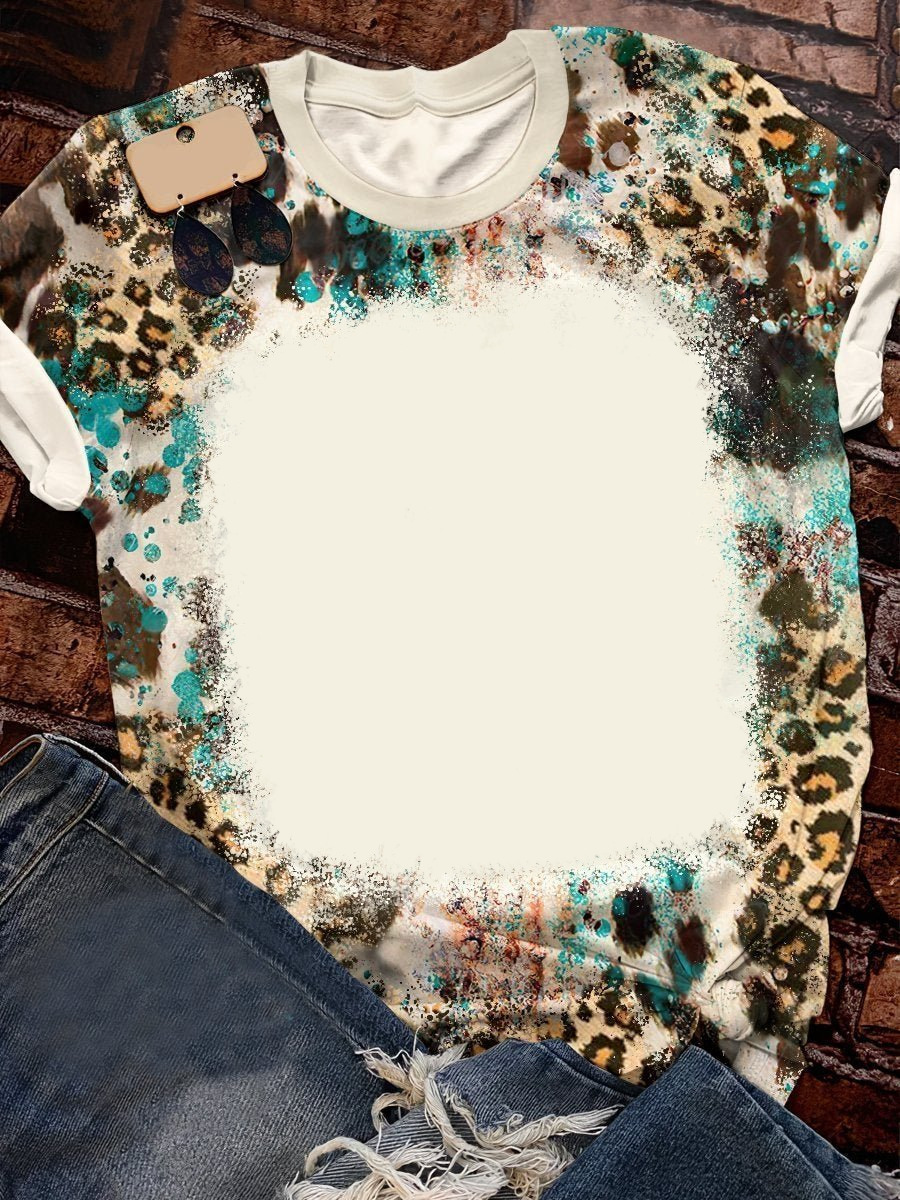 BCT05-Sublimation Bleach T Shirt