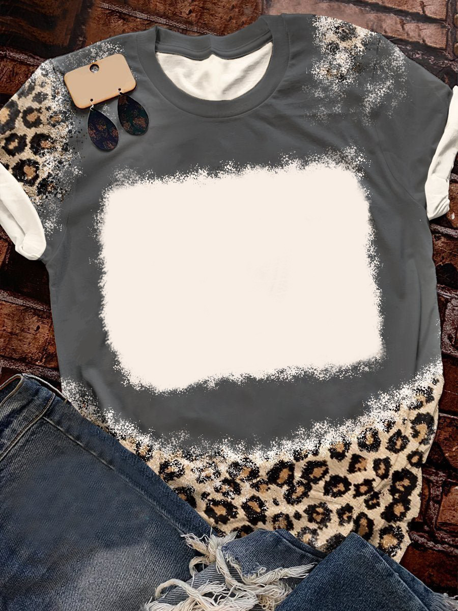 BCT04-Sublimation Bleach T Shirt