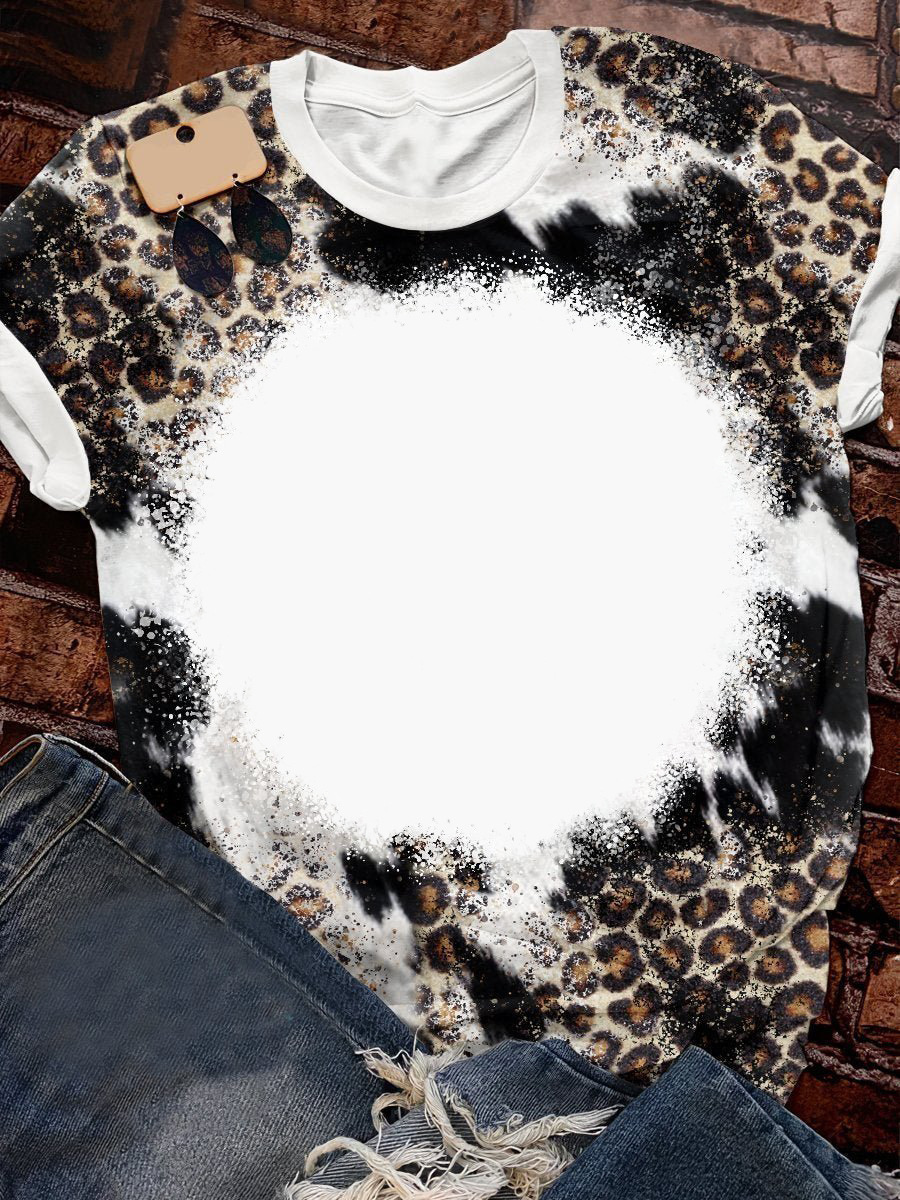 BCT05-Sublimation Bleach T Shirt