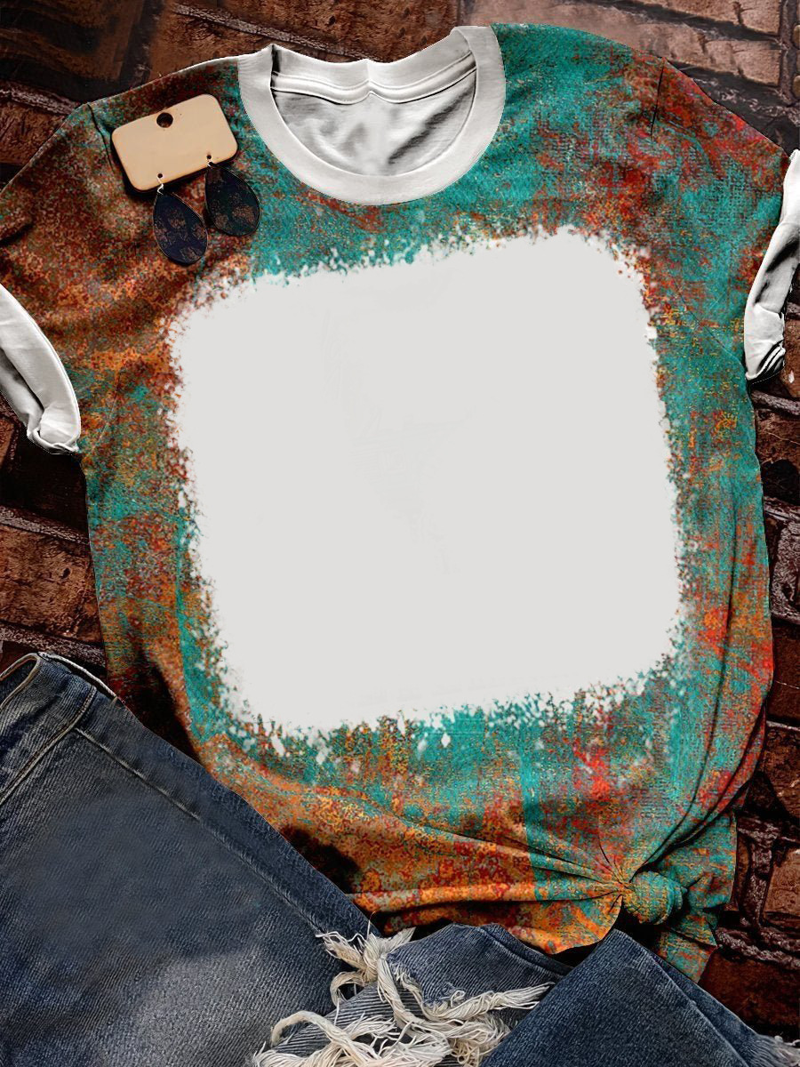 BCT05-Sublimation Bleach T Shirt