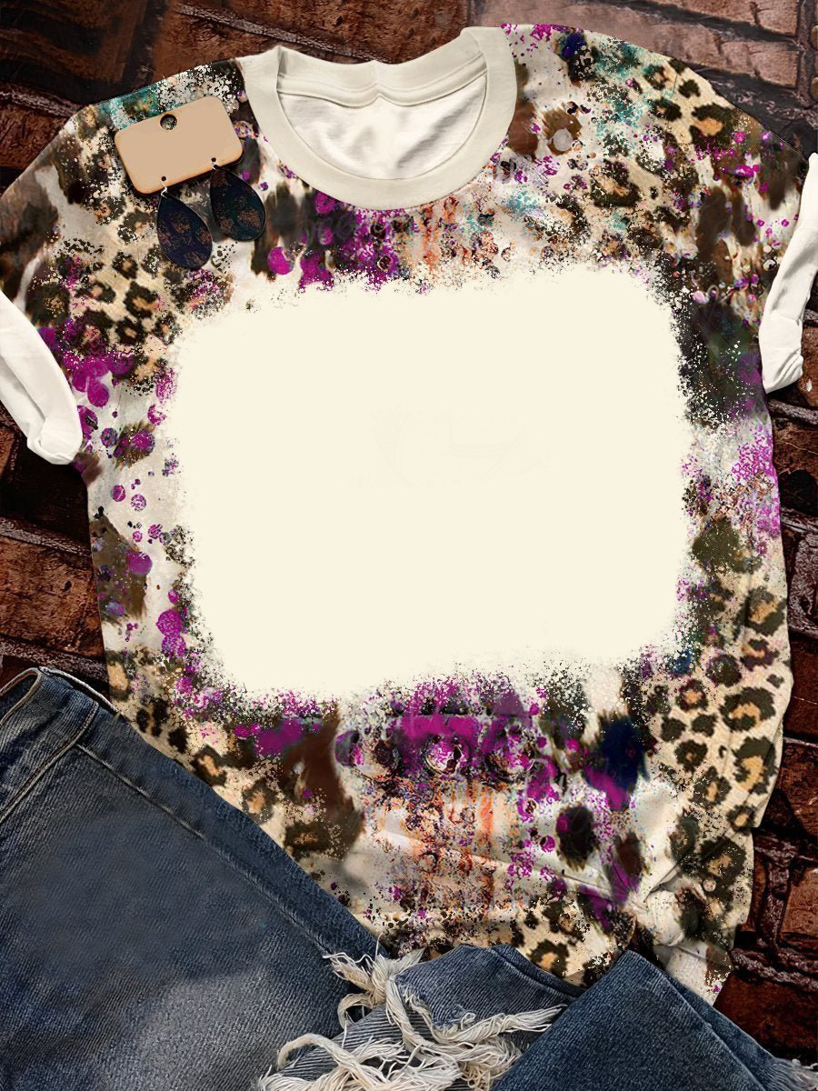 BCT05-Sublimation Bleach T Shirt