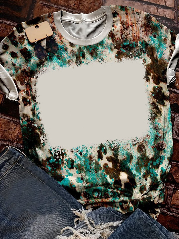 BCT05-Sublimation Bleach T Shirt