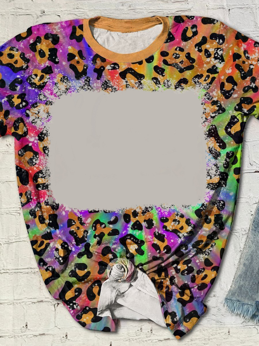 BCT05-Sublimation Bleach T Shirt