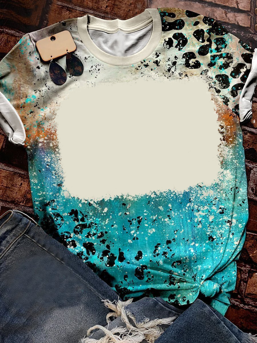 BCT04-Sublimation Bleach T Shirt