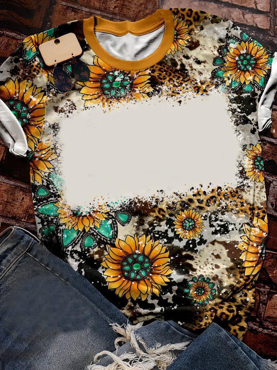 BCT04-Sublimation Bleach T Shirt