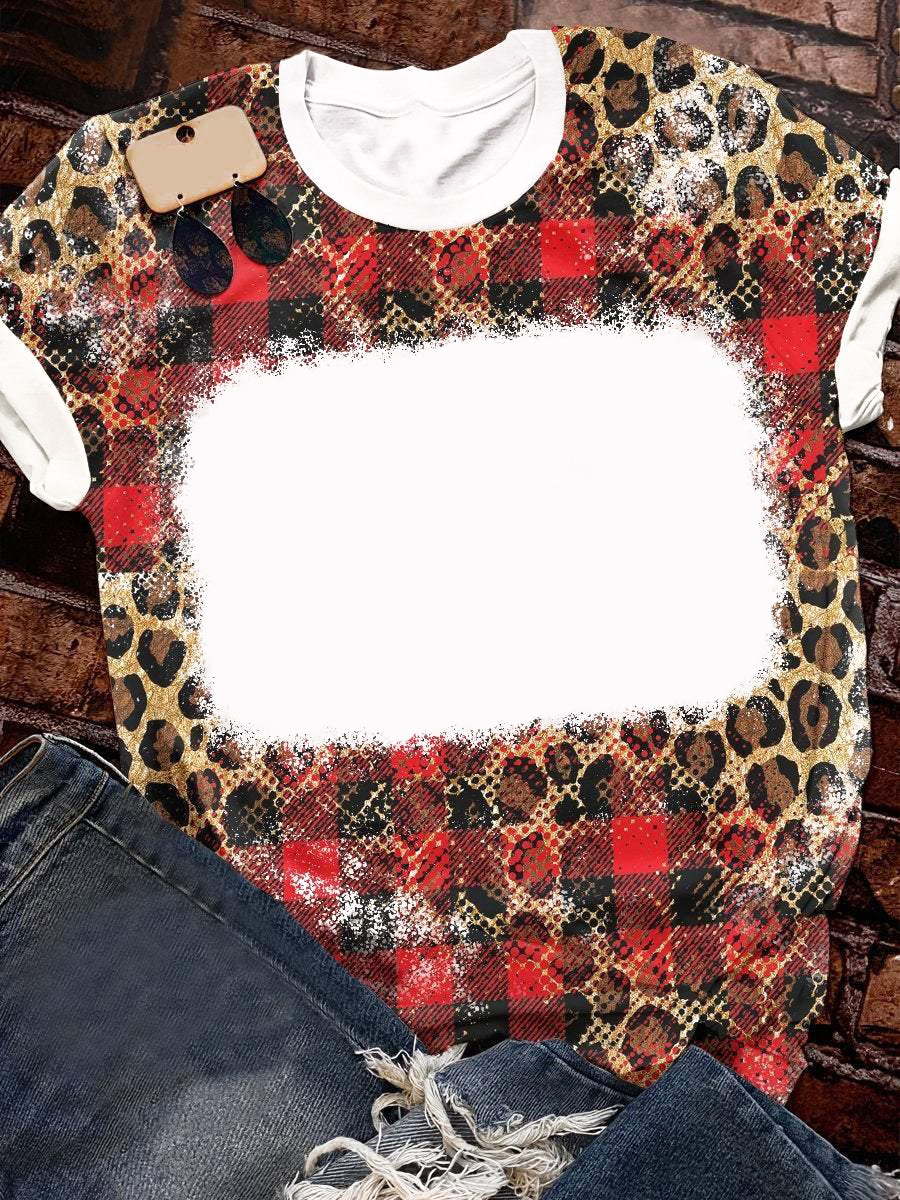 BCT04-Sublimation Bleach T Shirt