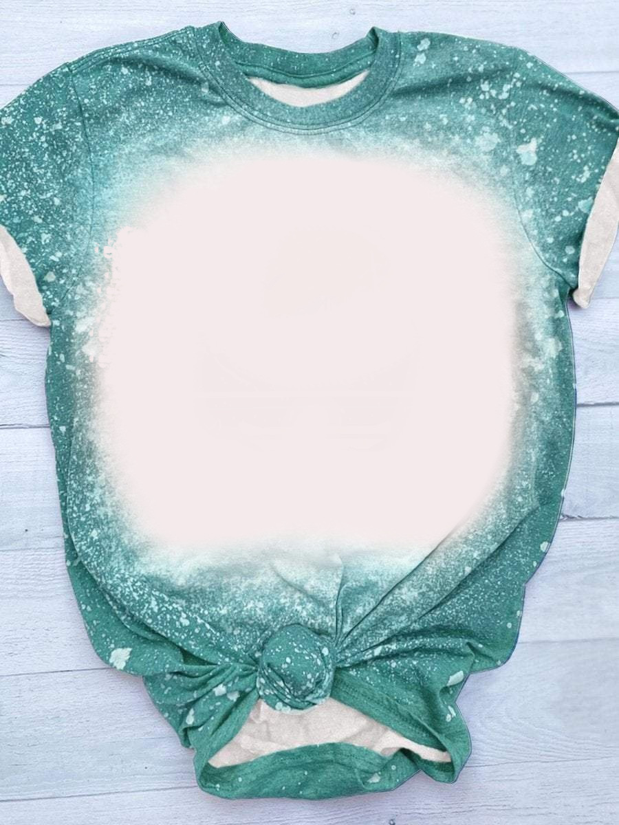 BCT05-Sublimation Bleach T Shirt