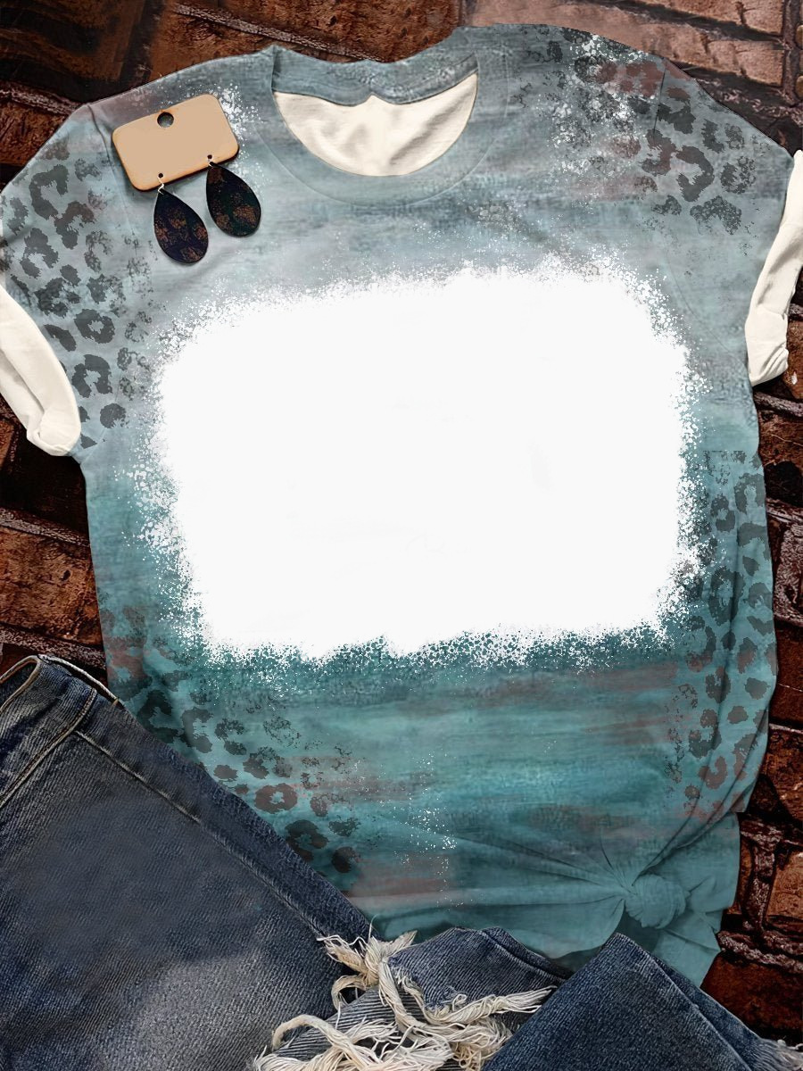 BCT04-Sublimation Bleach T Shirt