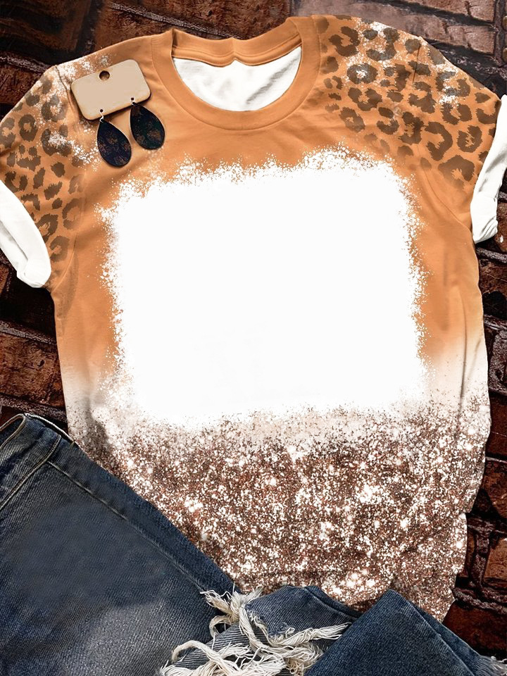 BCT05-Sublimation Bleach T Shirt