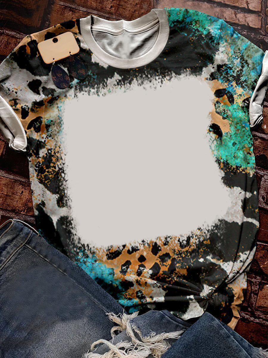 BCT05-Sublimation Bleach T Shirt
